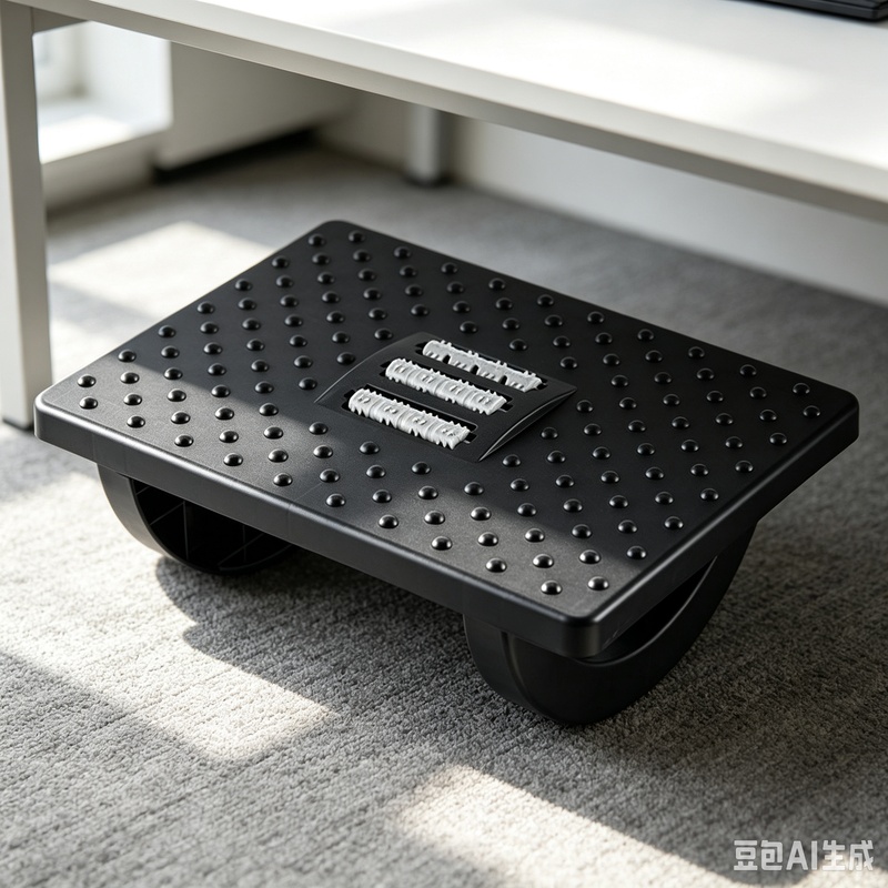 Footrest Under Desk - Reposapiés ergonómico para debajo del escritorio,