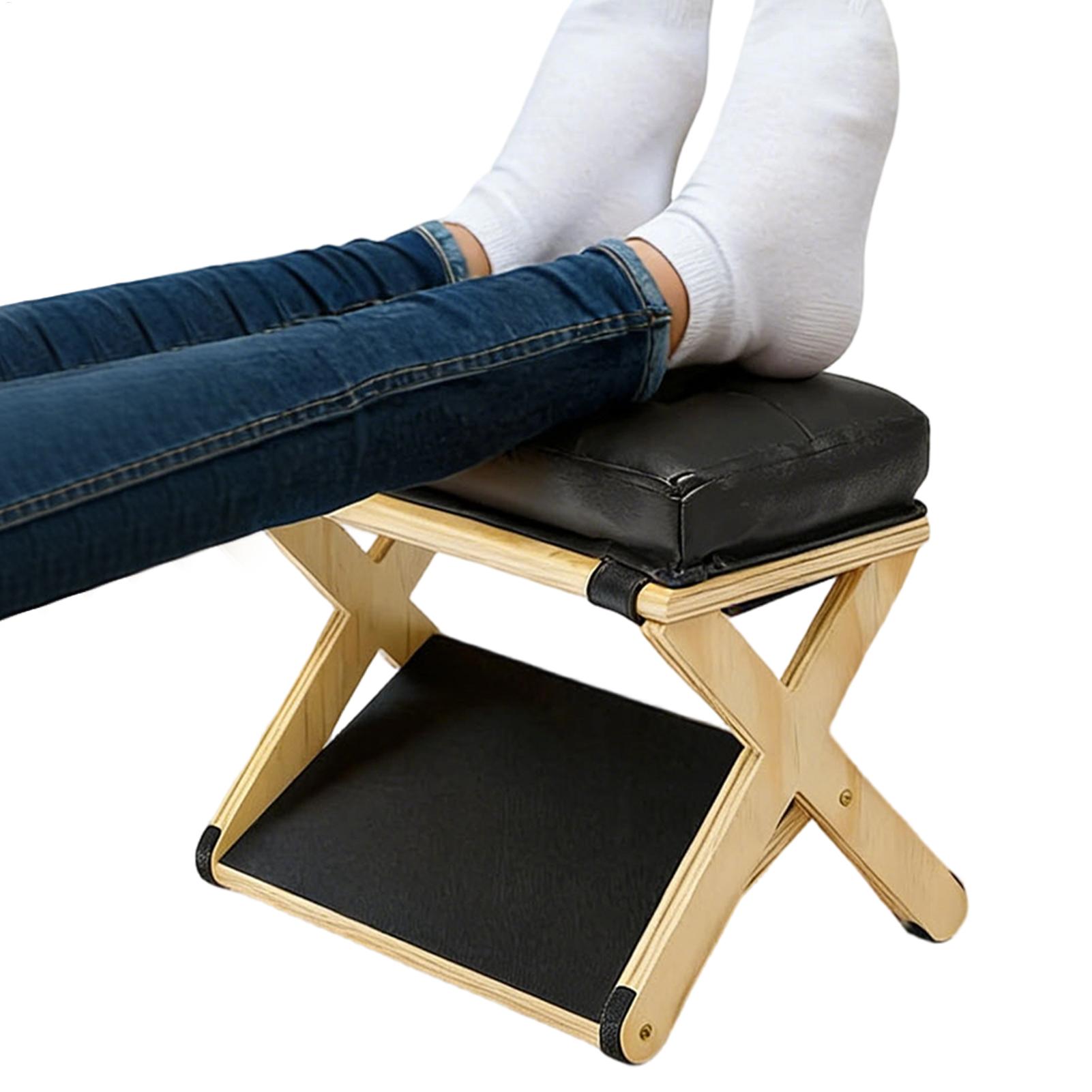 Footrest Under Desk - Reposapiés de Madera de Doble Capa