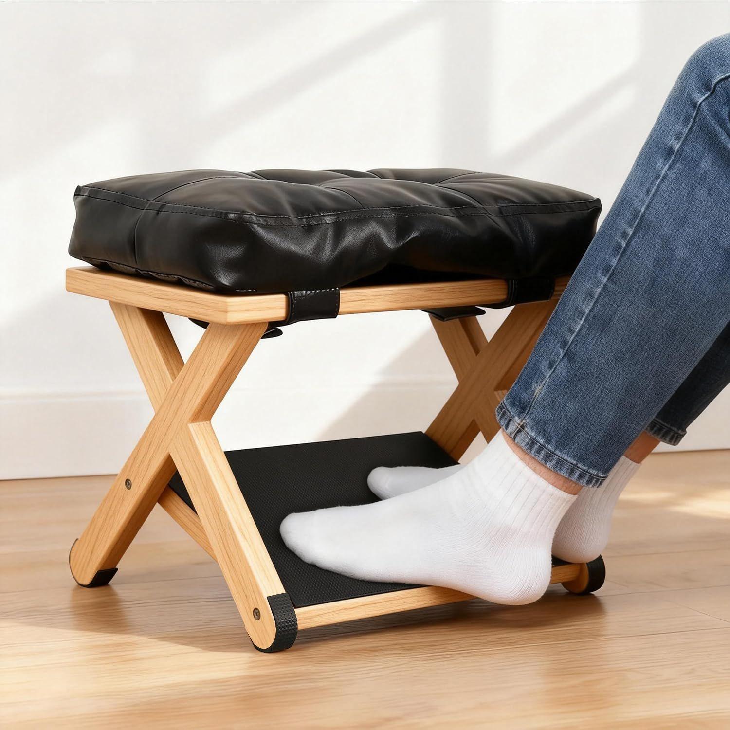 Reposapiés de Madera de Doble  - Footrest Under Desk reseña y precio
